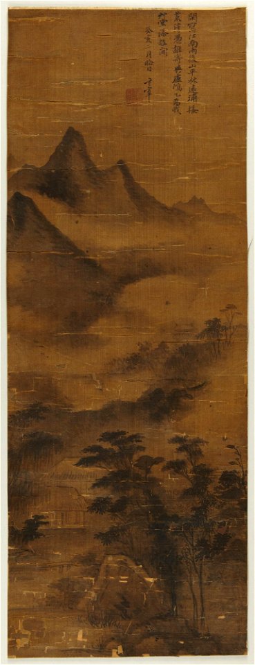 Dong Qichang 董其昌 - Scene in Jiangnan - y1942-7 - Princeton University Art Museum