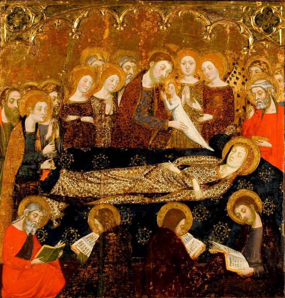Dormición de la Virgen María, de Jaume Serra (Museo de Zaragoza)