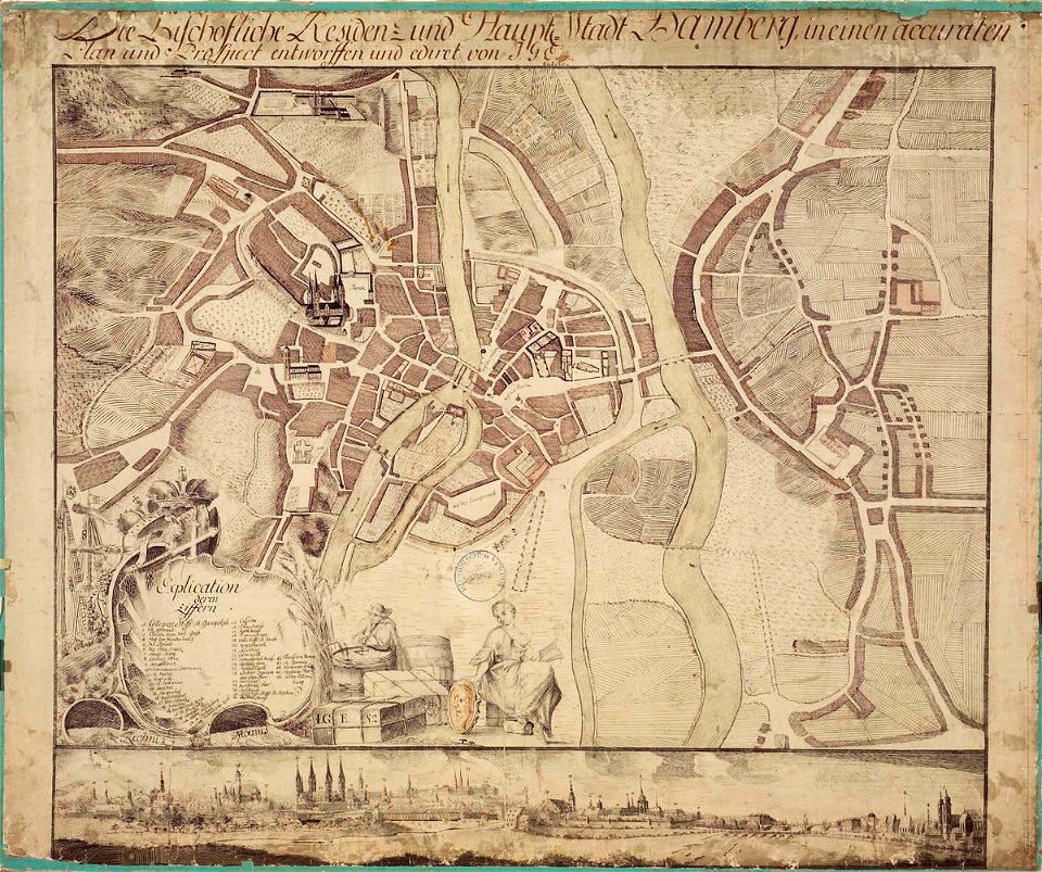 Die Bischöfliche Residenz und Haupt-Stadt Bamberg