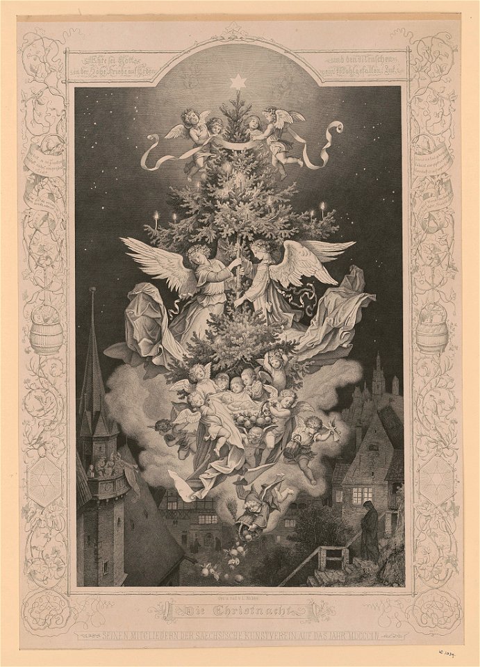 Die Christnacht - gez. u. rad. v. L. Richter. LCCN2015647056