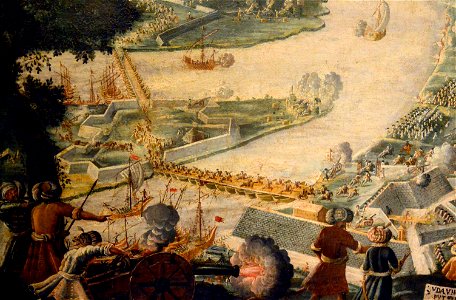 Die Einnahme von Buda 1686 (detail)