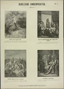 Dood van Absalom-Catchpenny print-Borms 0450
