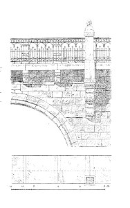 Die Entwicklung der Anwendung und Bauweise der Gewölbe in der Baukunst - Fig. 30 Konstruktion Aufsatzpfeiler