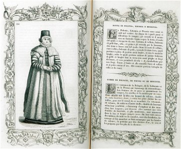 Donna di Polonia, Prussia o Moscovia - Vecellio Cesare - 1860