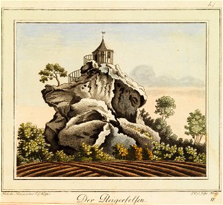 Die Eremitage zu Sanspareil 011b Der Reigerfelsen