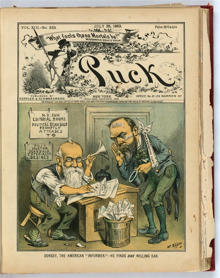 Dorsey, the American informer - he finds one willing ear - F. Opper. LCCN2012645498