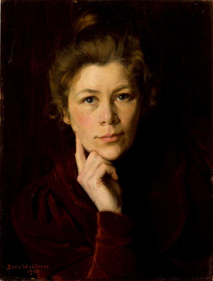 Dora Wahlroos - Self-Portrait (1901)