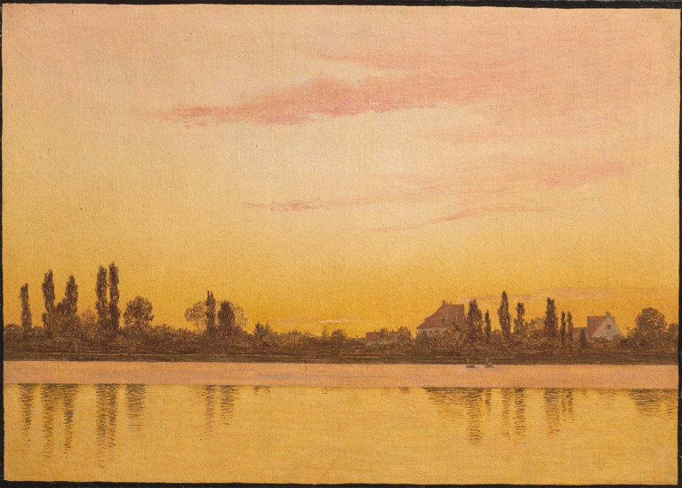 Dosseringen seen from the Sea (Christen Købke) - Nationalmuseum - 22245