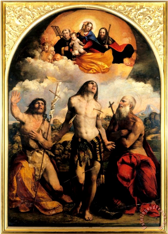 Dossi, Pala di S. Sebastiano - Modena