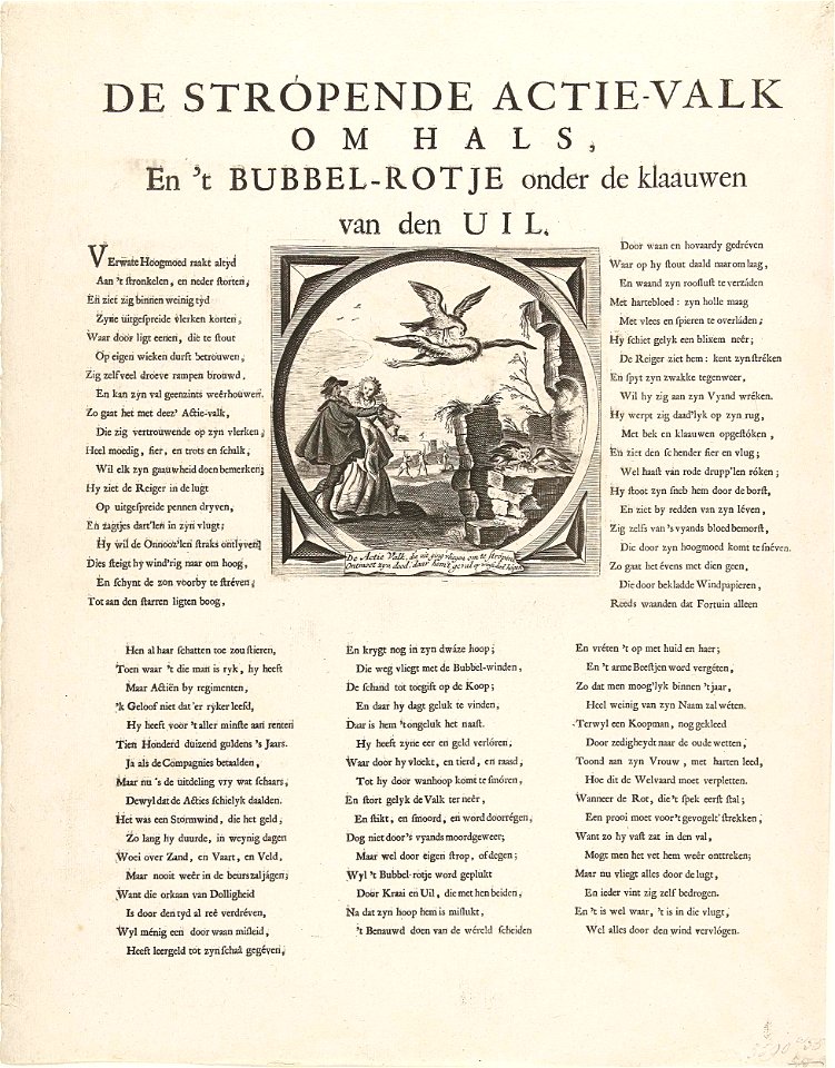 Dood van de actievalk, 1720