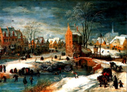 Dorf im Winter Joos de Momper HKH