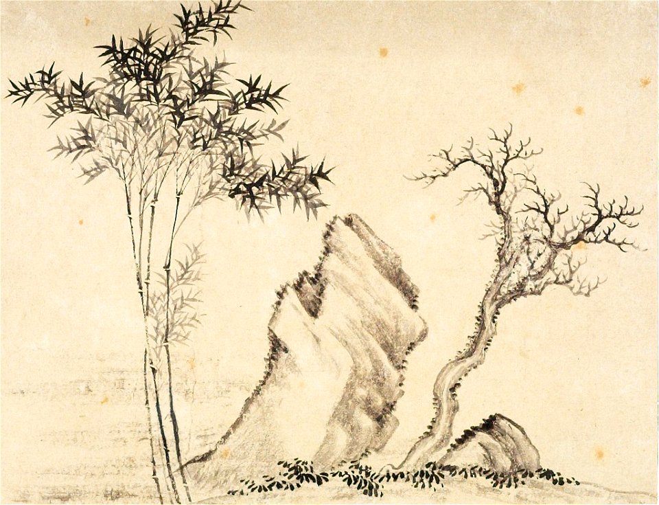 Dong Bangda - One of Eight Landscape Sketches - 1985.889.7 - Arthur M. Sackler Museum