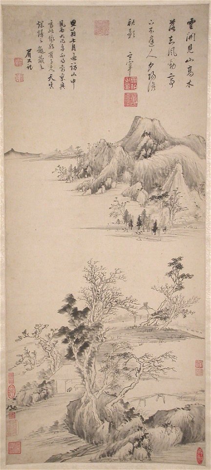 Dong Qichang - Autumn Mountains - 1989.363.101 - Metropolitan Museum of Art