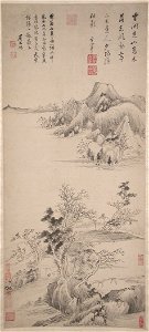 Dong Qichang - Autumn Mountains - 1989.363.101 - Metropolitan Museum of Art