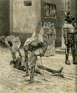 Dopo un giuoco di gladiatori ad una cena, a Pompei a