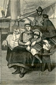 Donna e ragazzo dell’isola di Marken