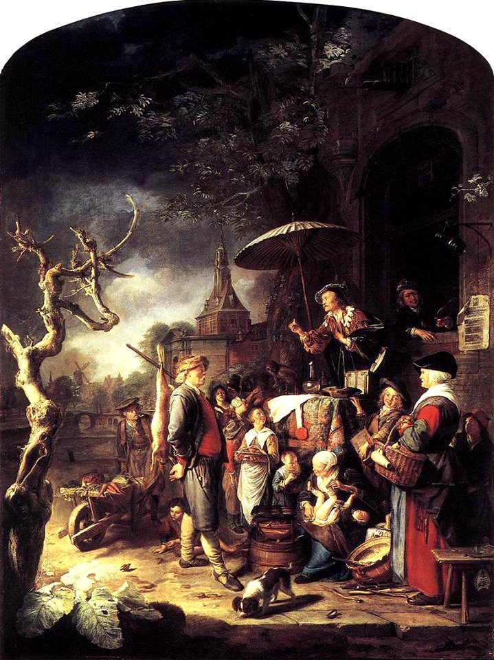 Dou, Gerard - The Quack - 1652
