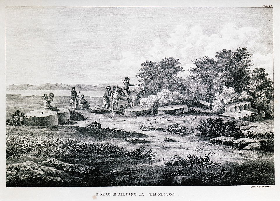 Doric building at Thoricos - Dodwell Edward - 1834