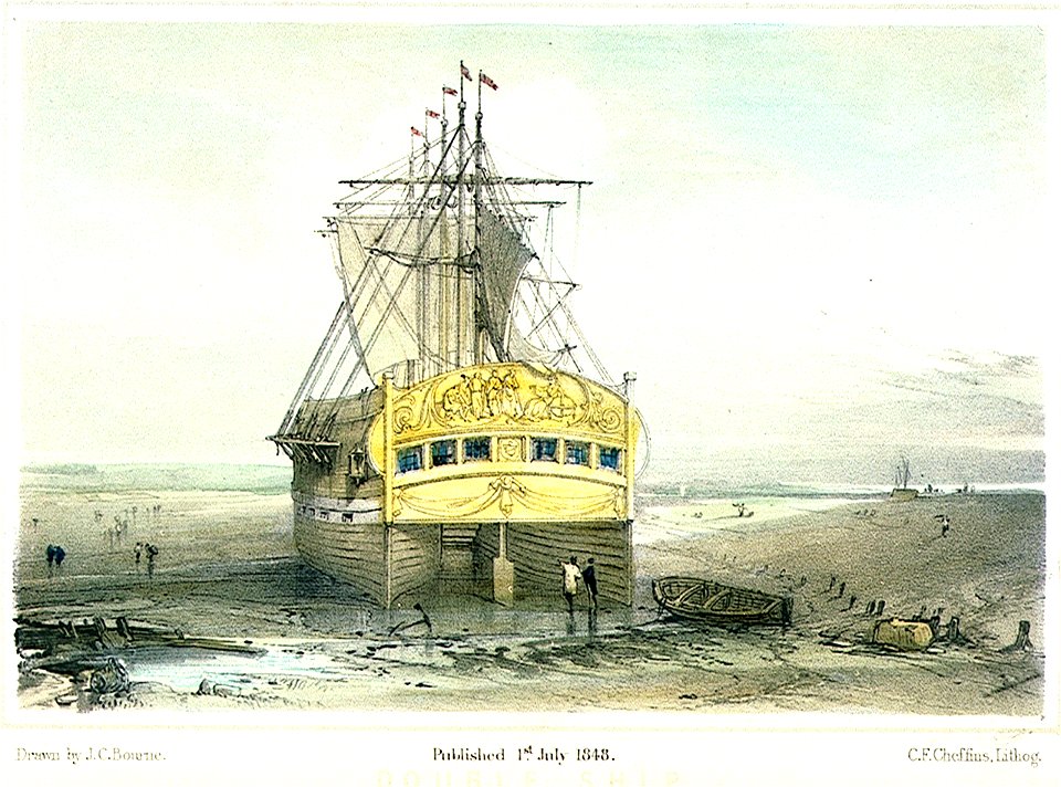 Double Ship. Patrick Millar 1787 RMG PU6627