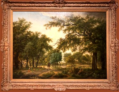 Dorpsgezicht van Eext1 ca 1810 door Egbert van Drielst (1745-1818)