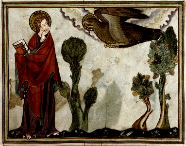 Douce Apocalypse - Bodleian Ms180 - p.027 Eagle's woe