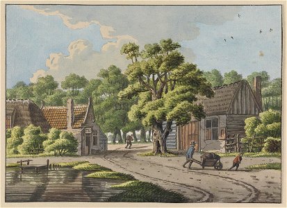 Dorpstafereel, objectnr 1615
