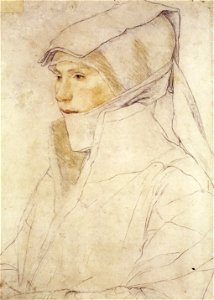 Dorothea Meyer, chalk drawing by Hans Holbein the Younger