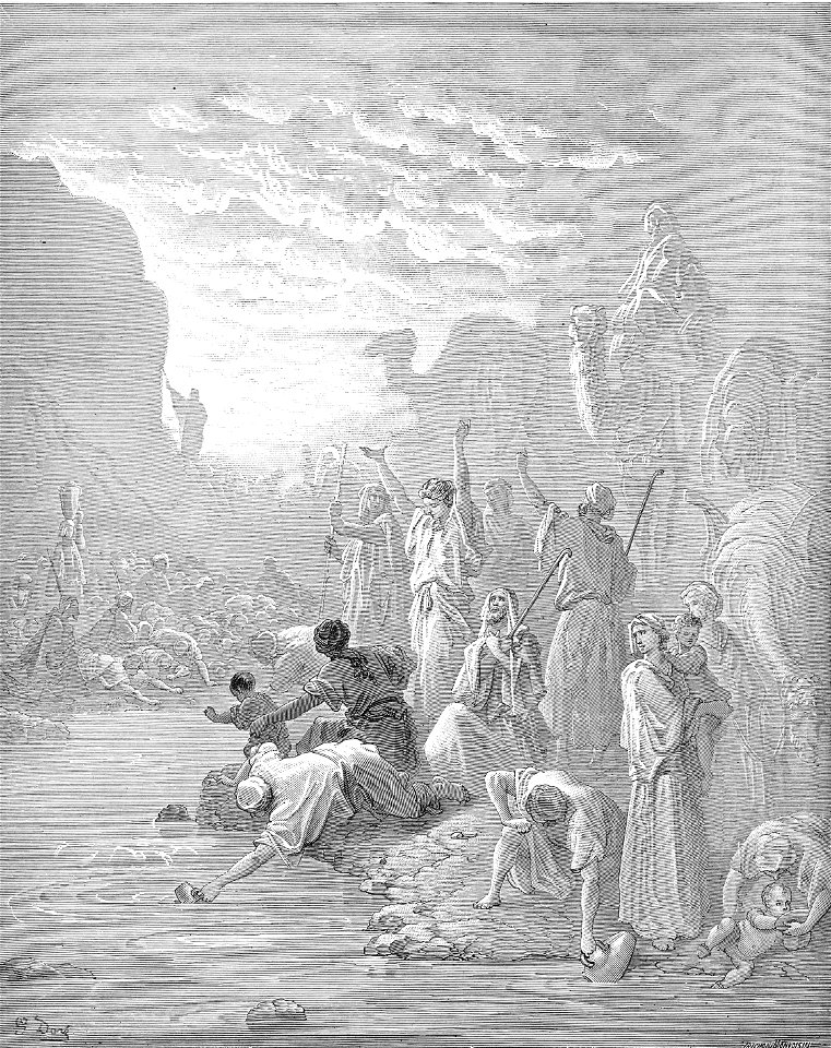 041.Moses Strikes the Rock at Horeb