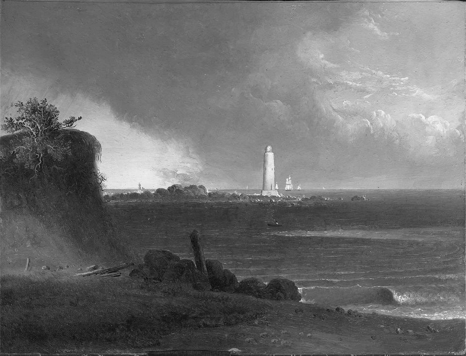 Thomas Doughty - Lighthouse at Nantasket Beach - 64.598 - Museum of Fine Arts