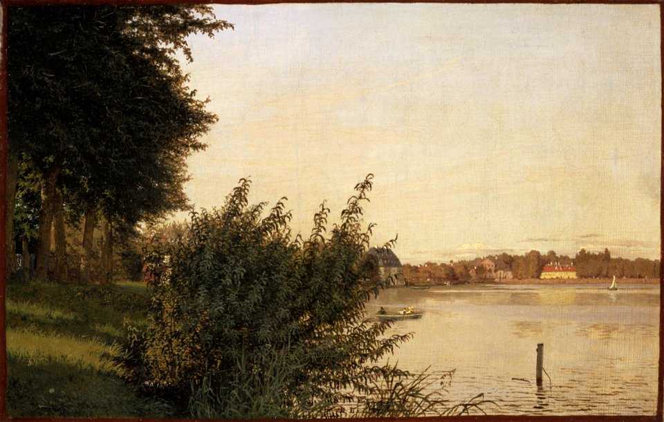 Dosseringen seen toward Österbro (Christen Købke) - Nationalmuseum - 22578