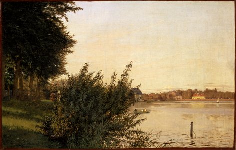 Dosseringen seen toward Österbro (Christen Købke) - Nationalmuseum - 22578