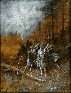 Gustave Doré - La marche des chevaliers