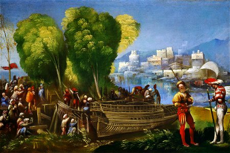 Dosso Dossi - Enea e Acate sulla costa libica