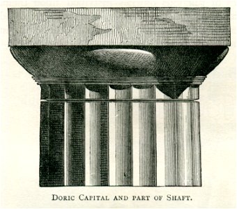 Doric capital and part of shaft - Mahaffy John Pentland - 1890