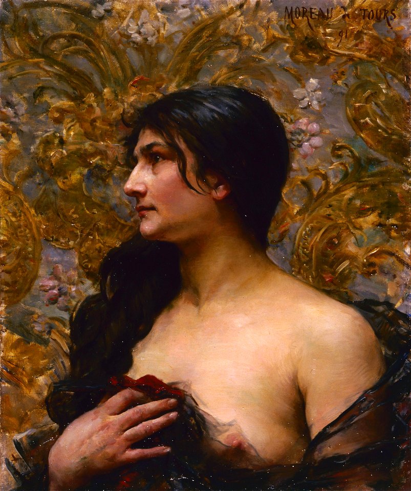 Douleur - Georges Moreau de Tours - musée d'art et d'histoire de Saint-Brieuc, DOC 103b