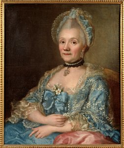 Dorothea Elisabeth Schultz, gift Sauer (Ulrica Fredrica Pasch) - Nationalmuseum - 36512