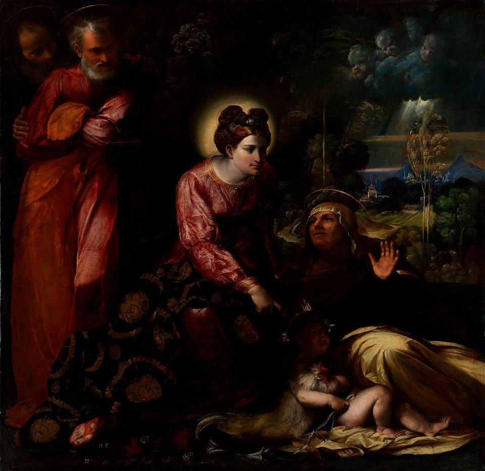Dosso Dossi (c. 1490-1542) - The Holy Family - RCIN 402853 - Royal Collection