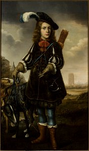 Douwe Juwes de Dowe - Portrait of a boy in a hunting attire - M.Ob.2538 MNW - National Museum in Warsaw