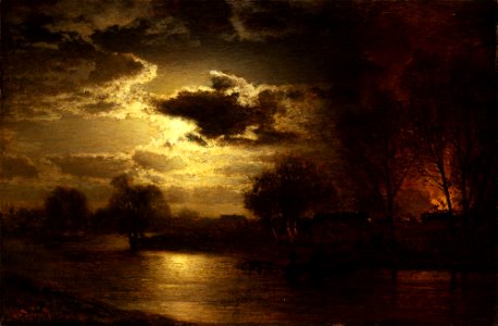 Louis Douzette - Das Feuer