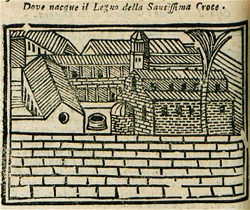 Dove nacque il Legno della Santisima Croce - Bianco Noe - 1600