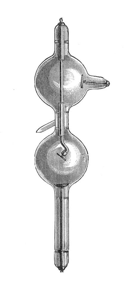 Double bulb X-ray tube (Rankin Kennedy, Electrical Installations, Vol V, 1903)
