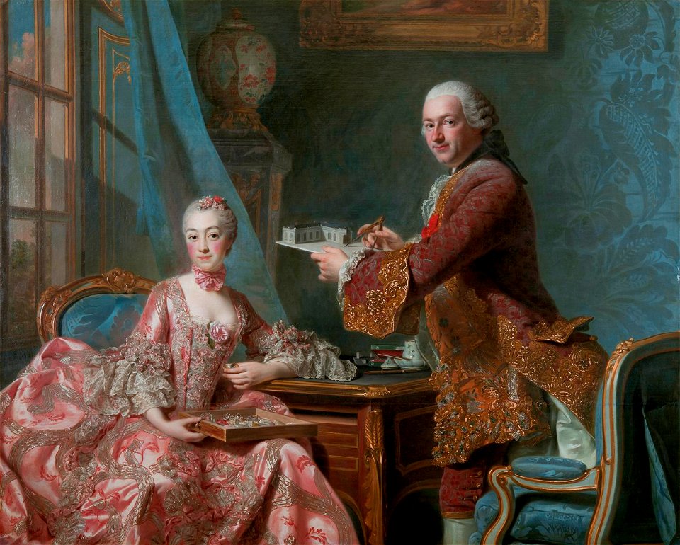 Double portrait, by Alexander Roslin