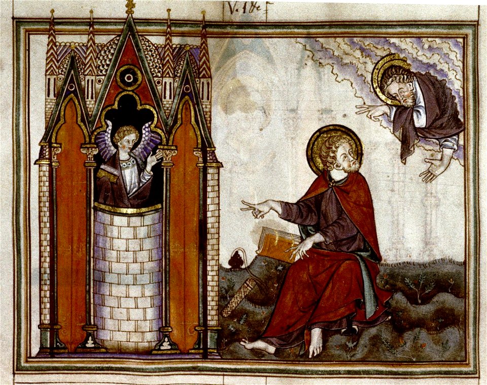 Douce Apocalypse - Bodleian Ms180 - p.004 Letter to Ephesus