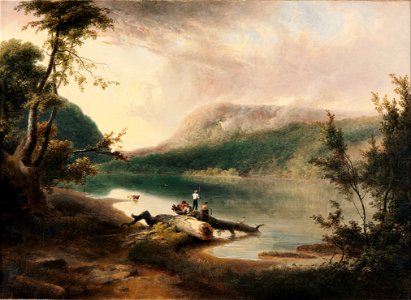Thomas Doughty, American - Delaware Water Gap - Google Art Project. Free illustration for personal and commercial use.