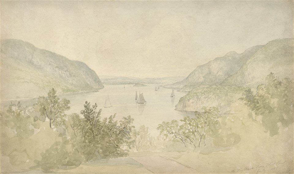 Doughty, Thomas, The Highlands from West Point, 1839
