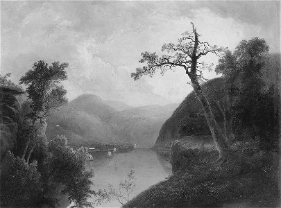 Thomas Doughty - A Lake in a Mountain Valley - 64.600 - Museum of Fine Arts. Free illustration for personal and commercial use.
