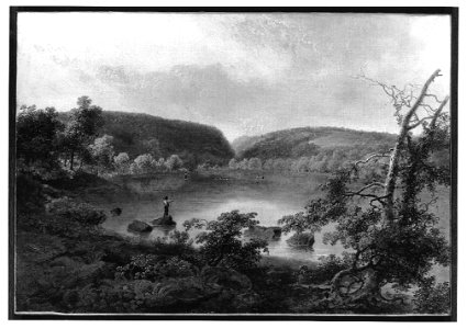 Thomas Doughty - Landscape with Fishermen - 47.1244 - Museum of Fine Arts