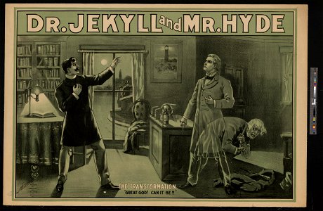 Dr. Jekyll and Mr. Hyde LCCN2014635954. Free illustration for personal and commercial use.