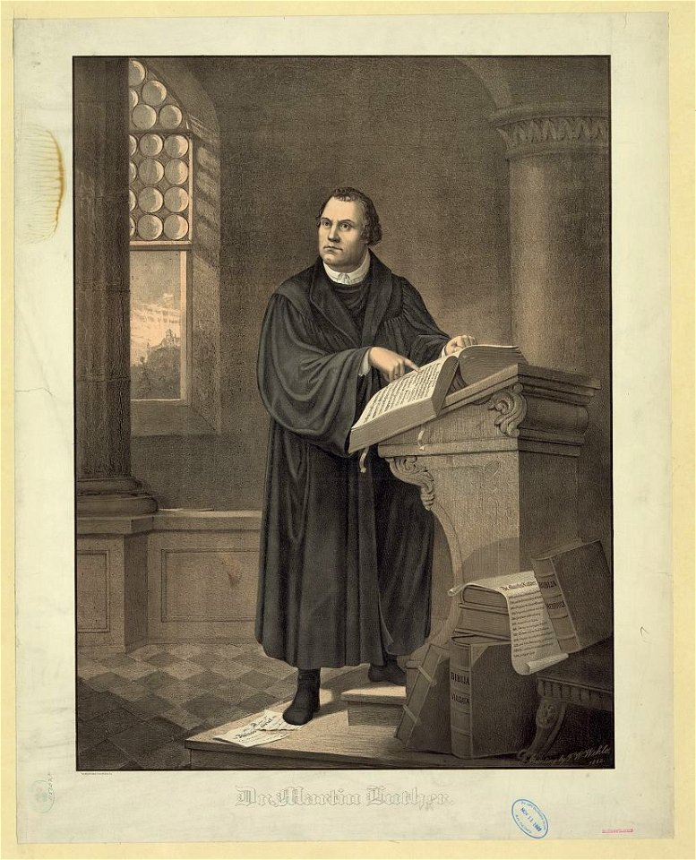 Dr. Martin Luther - The Milwaukee Litho. & Engr. Co. ; original painting by F.W. Wehle, 1882. LCCN00650809
