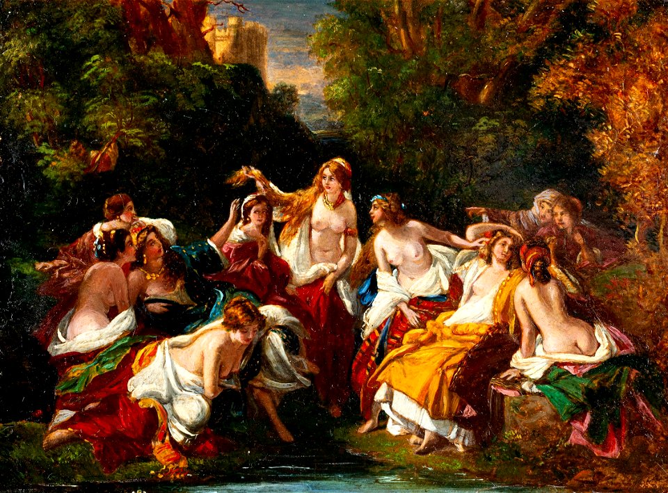 Dowley-97921 - Bathers - 1860